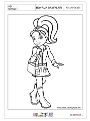 Polly Pocket boyama sayfaları